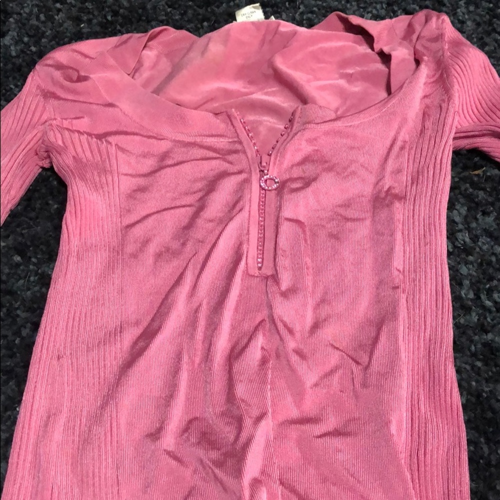 Pink long sleeve shirt